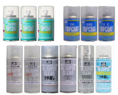 #ad Mr. Hobby Clear Top Coat Series Spray Paint US $12.95