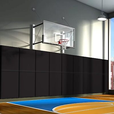 #ad 4quot; Thick Foam Wall paddingBasketball Court Garage gym Wall Protectorcrash pad $125.90