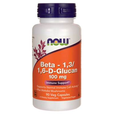 #ad NOW Foods Beta 13 16 D Glucan 100 mg 90 Veg Caps $13.89