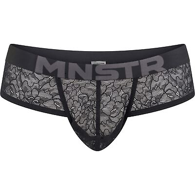 #ad Manstore M2231 Cheeky Brief mens enhancing pouch underwear sexy transparent lace GBP 42.00