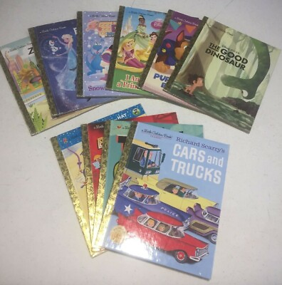#ad Lot of 10 Little Golden Books Unsorted Mixed Random Lot $8.95