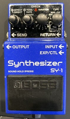 #ad Boss SY 1 Synthesizer Guitar Effects Pedal In Working Order $174.00