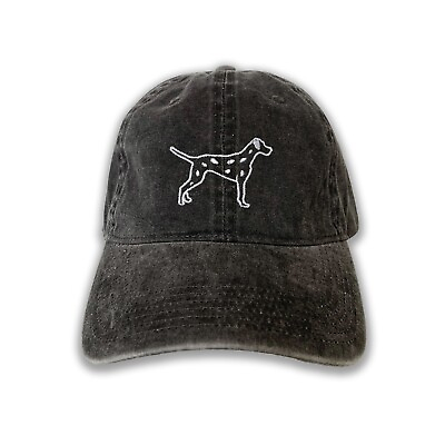 #ad Dalmatian Outline Embroidered Hat Dog lover Cap Dog Baseball Cap $15.99