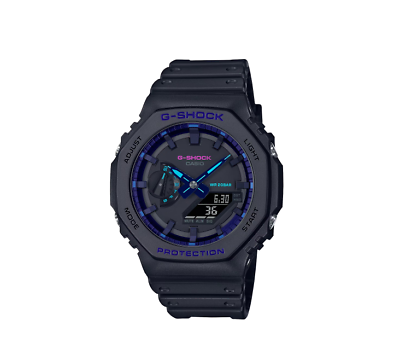 #ad Casio G Shock Analog Digital Shock Resistant Black Men#x27;s Watch GA2100VB 1A $98.99