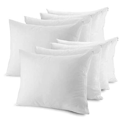 #ad The Grand Zippered Pillow Protectors Breathable Poly Cotton Pillow Covers M... $44.32