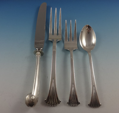 #ad Onslow by Tuttle Sterling Silver Flatware Service For 8 Set 32 Pieces $2100.00