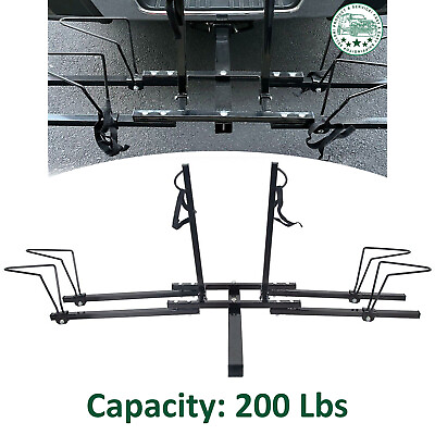 #ad 2 Bike Bicycle Carrier Hitch RACK Receiver 2#x27;#x27; Heavy Duty Mount Rack Truck SUV $55.00