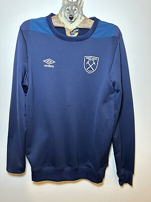 #ad West Ham United FC Football Club Training T Shirt Top Kit Kids Large Youth Large GBP 10.77