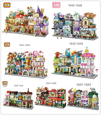 #ad 4pcs set LOZ Street mini Blocks Kids Building Toys Girls Puzzle Holiday Gift $38.70