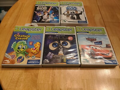 #ad Star Wars Jedi Reading Lot of 5 LeapFrog Leapster amp; Leapster2 Games $10.99