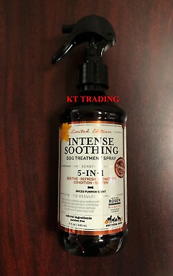 #ad ROSEN APOTHECARY Intense Soothing 5 IN 1 DOG TREATMENT SPRAY SPICE PUMPKIN Scent $21.95