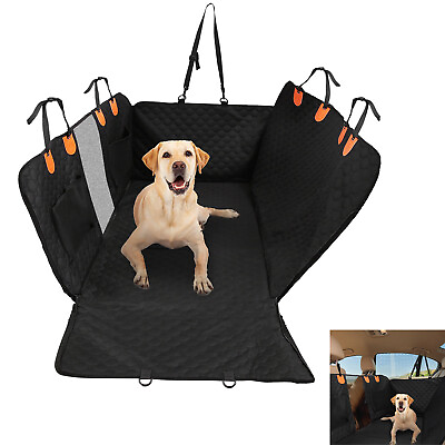 #ad Dog Car Back Seat Cover Heavy Duty Soft Mat Pet Seat Protector for Cars Trucks $49.36