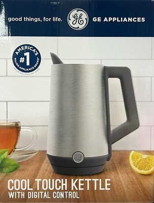 #ad GE Electric Kettle with Digital Control Stainless Steel Temperature Sensor Tea $40.00