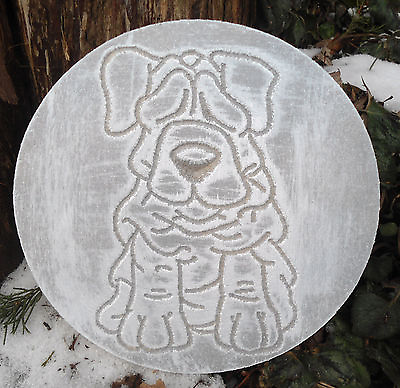 #ad Concrete Dog Mold plaster cement resin casting garden ornament mould $22.00