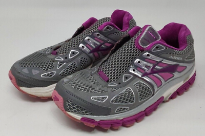 #ad Brooks Womens Shoes Size 9 Ariel 14 1201641D065 Grey Mesh Trail Running No laces $13.99