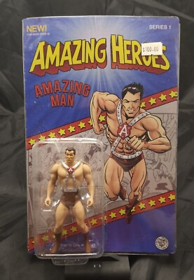#ad Amazing Man Amazing Heroes Series 1 figure $100.00