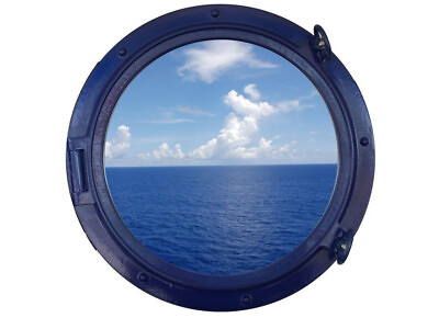 #ad Navy Blue Decorative Ship Porthole Window 24quot; $562.38