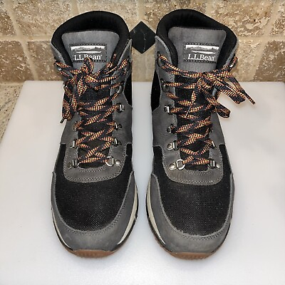 #ad LL Bean TEK 2.5 Boots Men 14 M US Waterproof Snow Winter Hiking Boots Gray Black $46.87