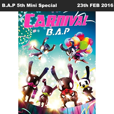 #ad B.A.P BAP CARNIVAL 5th Mini Album Special Ver CD60p PhotobookMini Posteretc $42.99