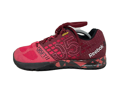#ad Reebok CrossFit Nano 5.0 Womens Sz 8 Training Sneakers Shoes Pink Black V72420 $16.97