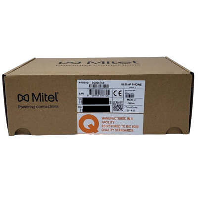 #ad Mitel 6930 Gigabit IP Phone 50006769 Brand New w 1 Year Warranty $195.95