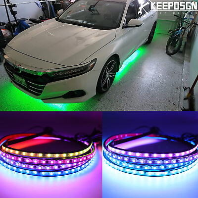 #ad #ad For Honda Accord 6PCS RGB LED Underglow LED Kit Strip Lights Dream Color Chasing $59.33