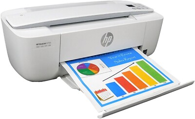 #ad HP DeskJet 3755 Gray Wireless All in One Color Inkjet Printer Refurbished $74.99