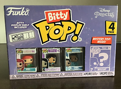 #ad Funko Bitty Pop Disney Princess Ariel Bitty Pop 4 pack w Mystery Pop $13.59