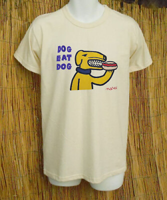 #ad Dog eat dog band shirt by marco cotton white shirt hardcore band shirt TE6851 $22.99