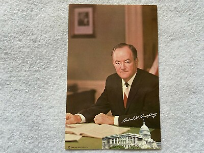#ad Hubert H. Humphrey Vintage Postcard $4.79