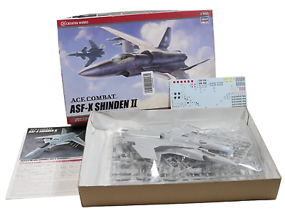 #ad Hasegawa Creator Ace Combat ASF X Shinden II Aircraft 1:72 Scale Model Kit CW03 $29.99