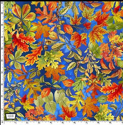 #ad Michael Miller Flower Fairies Autumn Leaves DDC11524 By the yard New Quilting $9.88