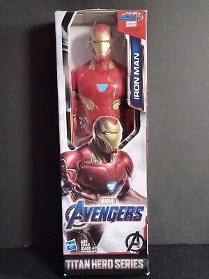 #ad Hasbro Marvel Avengers Infinity War Titan Hero Series Iron Man 12” Figure New $9.99