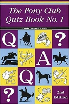 #ad The Pony Club Quiz Book: No. 1 By Pony Club $10.24