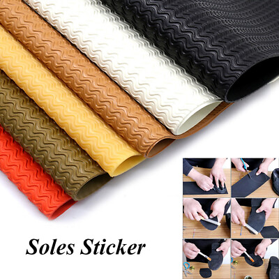 #ad Rubber Shoe Soles Repair Patches Insole Anti Slip Sole Repair Patch Soling Shee☆ $7.37