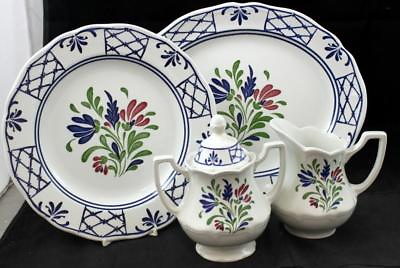 #ad Johnson Brothers PROVINCIAL SCALLOPED EDGE 4 Piece Assortment GREAT COND $54.88