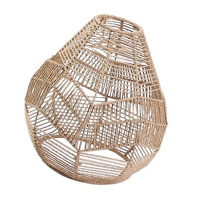 Pendant Lamp Shade Handwoven Retro Style Wicker for Dining Room Living Room $11.71