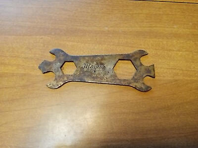 #ad Vintage Maytag Multi Wrench Tool Old Design Multiple Slots Rare Unique USA Made $12.75