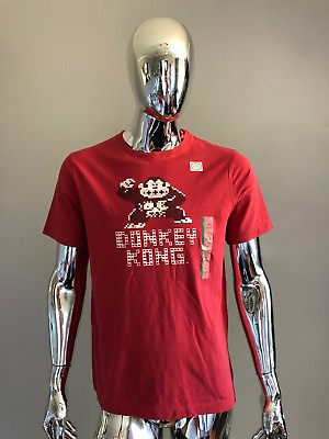 #ad JUNK FOOD Donkey Kong Red T Shirt Size M Coton $24.99