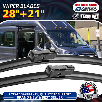 #ad For 2015 2021 Ford Transit 150 Front Leftamp;Right Windshield Wiper Blades 28quot;21quot; $14.99