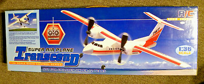 #ad #x27;TRANSCEND#x27; Twin Airplane R C 1 36 Scale Complete $125.00