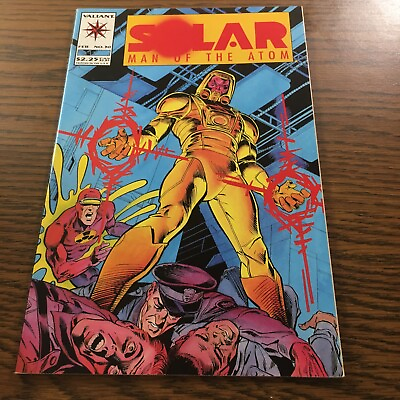 #ad Comic Book SOLAR Man of The Atom #30 K5 $2.00