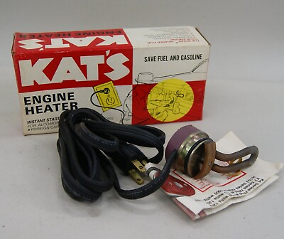 #ad Kat#x27;s Frost Plug Engine Block Heater K4S 400 Watts 120V NOS NIB L 5123 $21.09