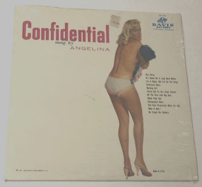 #ad $35 Confidential Angelina Cheesecake JD 112 Joe Davis Vintage 50s LP Records $49.99