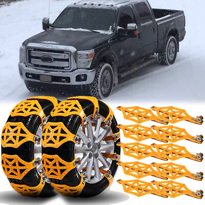 #ad 10x For Ford F150 F250 F350 Car Snow Wheel Tire Chains Emergency Anti Skid Tyres $57.12