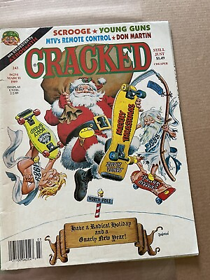 #ad Cracked #243 March 1989 VG Shipping included $16.90
