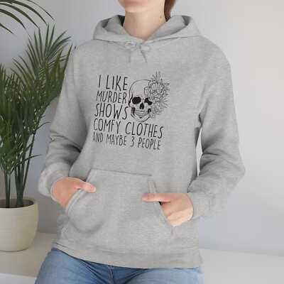 #ad Murder Shows amp; Comfy Clothes Unisex Heavy Blend™ Hooded Sweatshirt $67.83