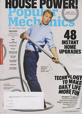 #ad Popular Mechanics October 2014 House Power 48 Instant Home Upgrades Magazine $9.75