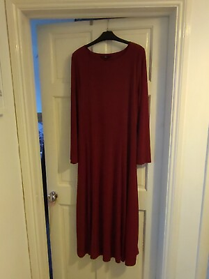 #ad Ladies Next Dress. UK Size 16. Burgundy. New With Tags GBP 30.00