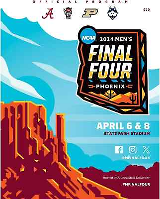 #ad 2024 NCAA Men#x27;s Final Four Official Program New amp; Still Wrapped $19.50